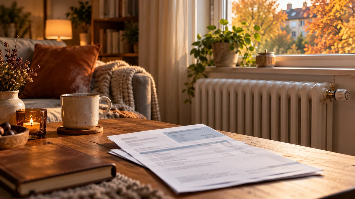 Facture et équipements de chauffage dans un logement